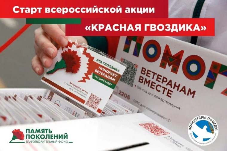 Всероссийская акция "Красная гвоздика". Всероссийская акция "Красная гвоздика".